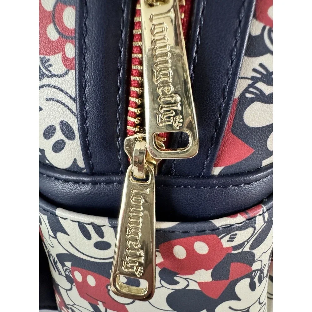 Disney Lounged Mickey Minnie Mouse Backpack